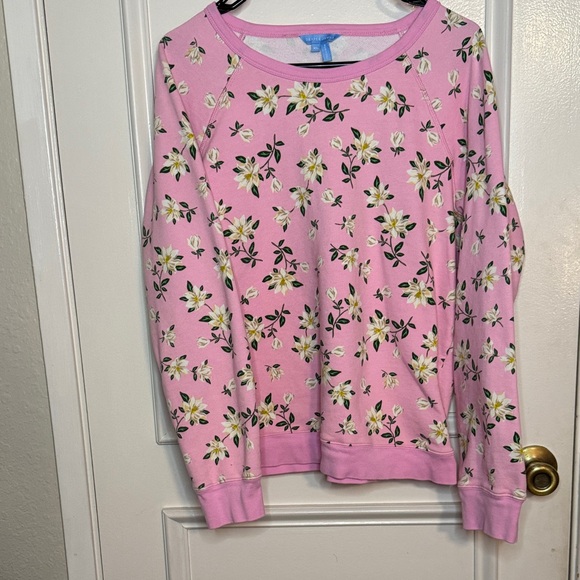 Draper James Pink Sweater with Floral Design - Picture 2 of 9